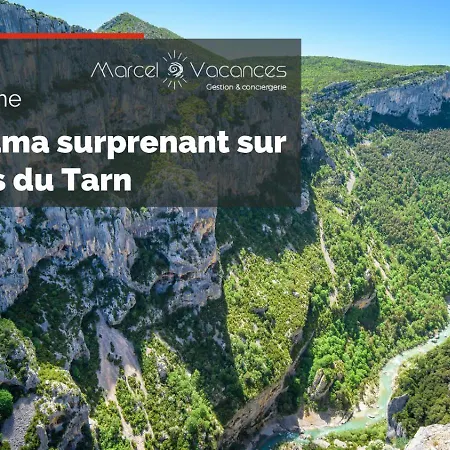 Gorges Du Tarn En Pierres Avec Terrasse