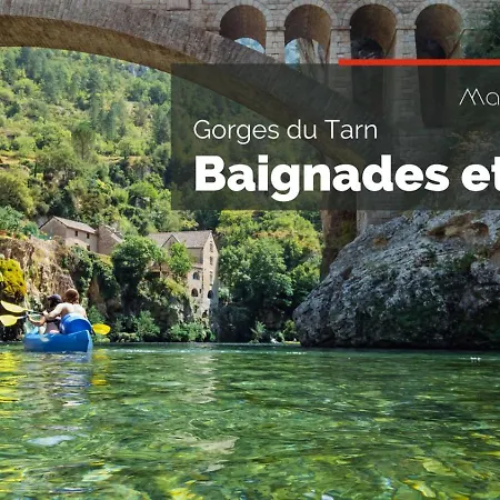 Gorges Du Tarn En Pierres Avec Terrasse